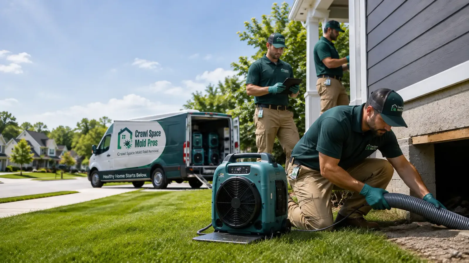Crawl Space Mold Removal in Brooklyn Park, MN